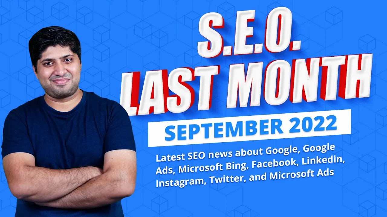 SEO Last Month September 2022