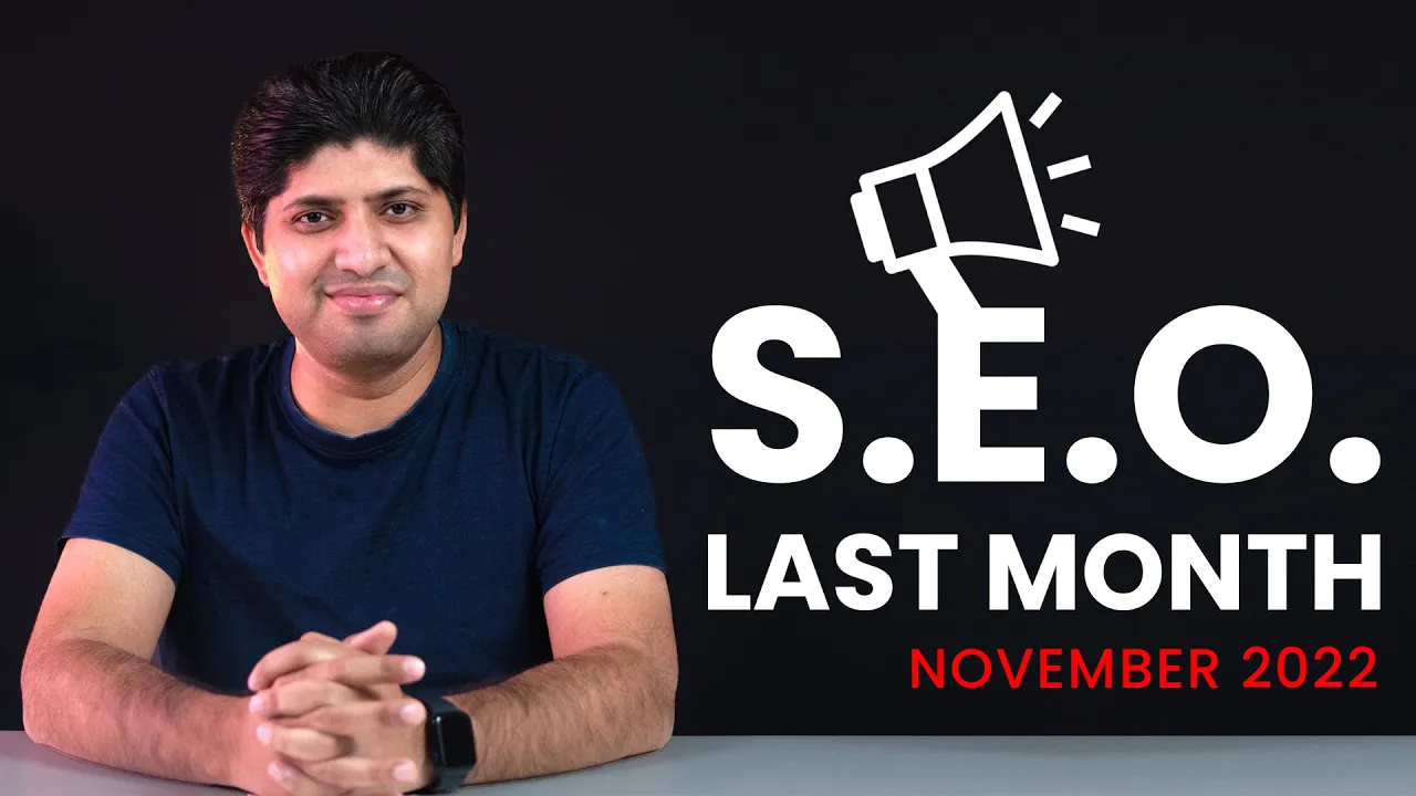 SEO Updates for November 2022: Key Changes and Announcements