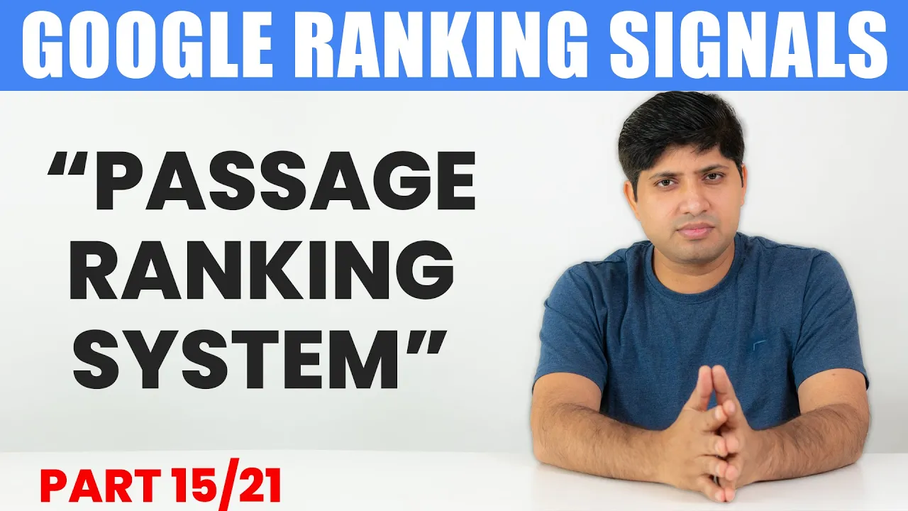 Understanding the Passage Ranking System in Google 🌐